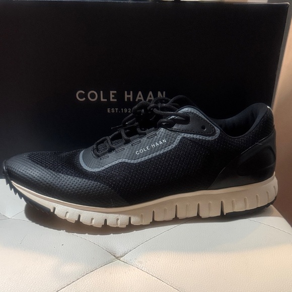 Cole Haan Men's Black Mesh Sneakers - Picture 2 of 8